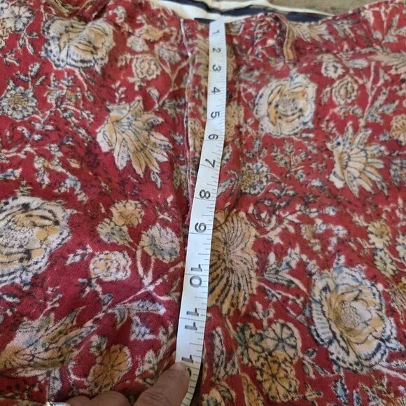 Polo Ralph Lauren Vintage All Over Print Floral Linen Shorts Men's Size 36